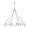 Z-Lite Barclay Chandelier, 12-Light, 48 In.W x 39 In.H, Polished Nickel/Polished Nickel 482R-12PN - alternate 4